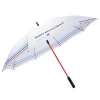 Corporate Promotion Gift Personalised 30inch Grip Handle White Fiberglass Frame Windproof Golf Club Umbrella