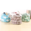 Cotton and linen debris storage basket fresh desktop small basket portable storage basket with portable fabric finishing box