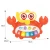 Import Crab electronic organ kids musical toys include batteries 3*AAA cute toy musical instrument with light and music from China