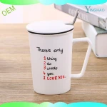 Creative style porcelain ceramic mug/Eco-Friendly Feature and Mugs Drinkware Type coffee mug gift/promotional shaped milk mug ,