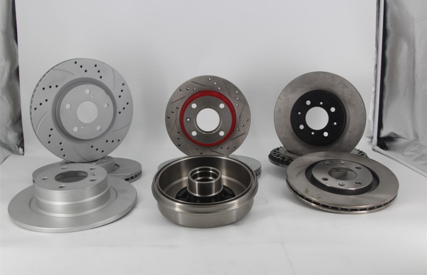 Cross Drilled And Slotted Car Disc Brake Rotor