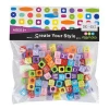 Custom acrylic cubes letters beads for bracelet or necklace children diy toy