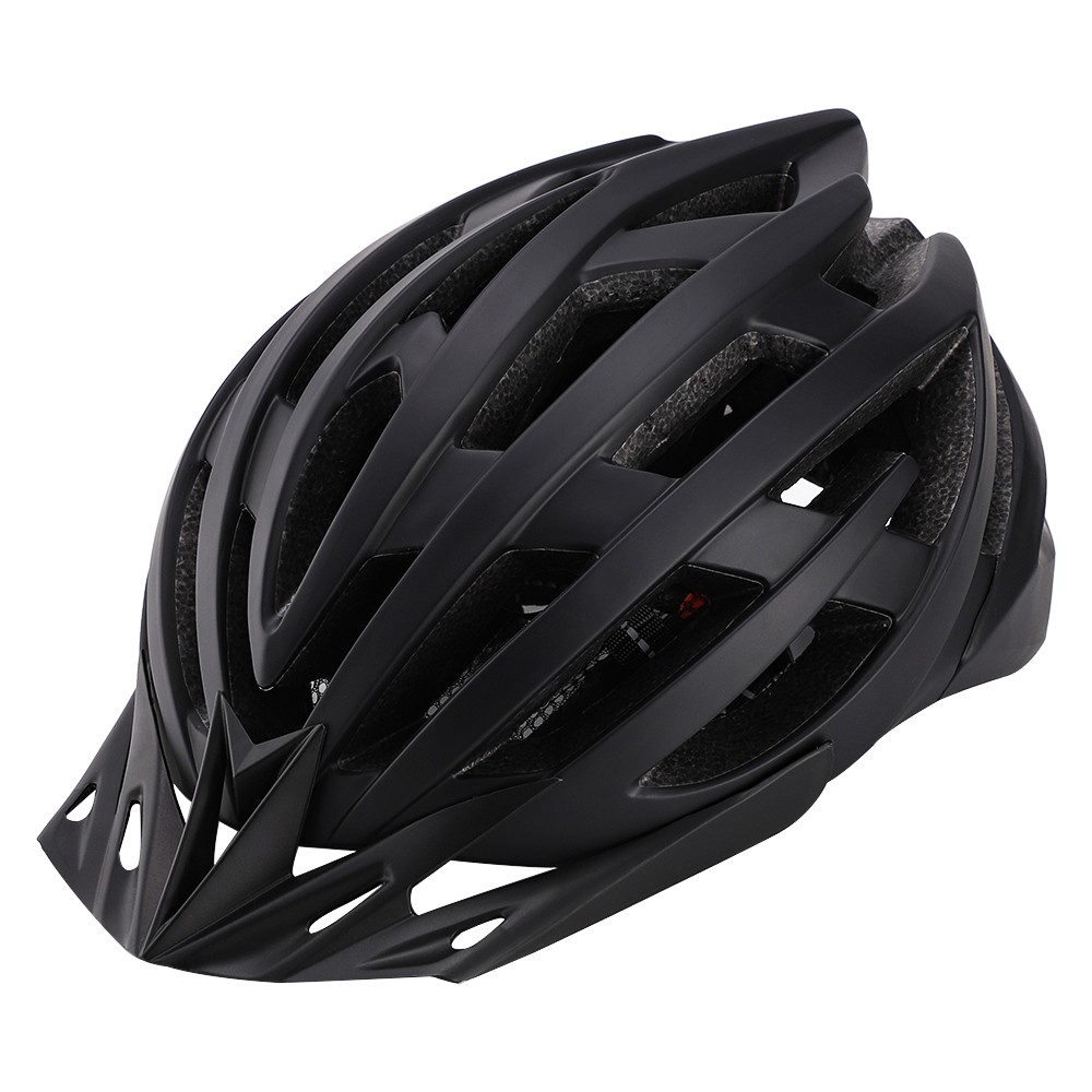 Custom Bike Cycling Mountain Safety Bike Helmet With Visor Protective Rechargeable Light Helmet With Magnetic Lens
