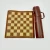 Import Custom Cheap PU Leather Roll Up Chess Set International Chess Games from China