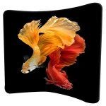 Custom dye sublimation trade show equipment tension fabric backdrop indoor advertising