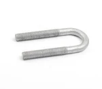 Custom Galvanized Bolts Manufacturer Stainless Steel Fasteners Double Ends U Studs Bolt U-Bolt