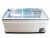 Import custom glass top glass display chest freezer fish ice cream display cooler showcase from China