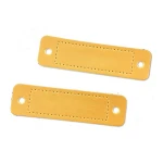Custom Hand Made Satin Sewing Security Garment Label Leather