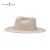 Import custom handmade vintage elegant women&#39;s Australian 100% wool  hard flat wide brim felt fedora hats from China