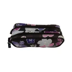 Custom Kids 600d Polyester Pencil Bag Schools Offices 2 Zip Pocket Pencil Case Bags