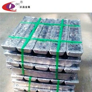 Custom lead alloy ingot used for casting fishing sinker with wholesale price