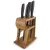 Import Custom Logo Kitchen Accessories Utility Universal Bamboo Wood Knife Block Slot Holder Messerblock from China