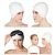 Import custom logo silicone rubber ear protection swim cap for long hair from China