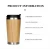 Import Custom Logo Thermos Insulated Eco Friendly BPA Free Stainless Steel Bamboo Travel Flask Water Bottle Coffee Cup Tumbler Mugs from China