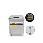 custom made stainless freestanding electric industrial cooking station equipment with steamer