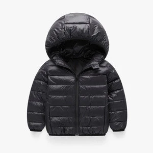Custom New Winter Duck Down Jacket For Boys Girls Jackets Light Coat 2-10Y Kids Clothes Outdoor Hooded Coat Children Down Jacket