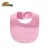 Import Custom print accept plain 100% cotton baby bibs white manufacturer from China