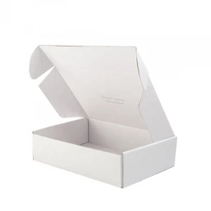 Custom printed colorful corrugated mailer box, red pink color post shipping box