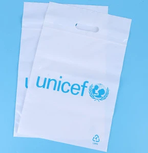 Custom Printed PLA Compostable Biodegradable Plastic Shopping Bags with Own Logo