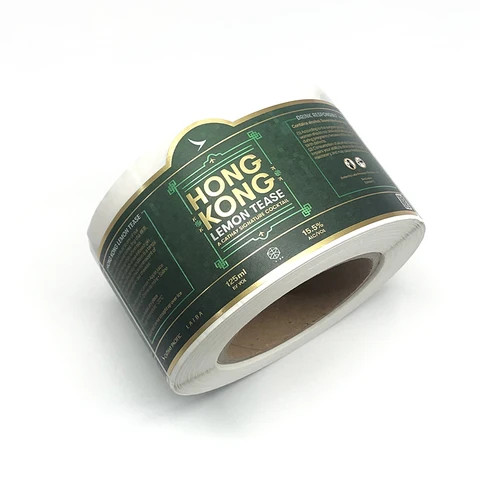 Buy Custom Printing Machine Roll Sticker Adhesive Vinyl Food Glass ...