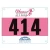 Import Custom Race Numbers Official Competitor Tyvek Training Bib Numbers Any Series Between 1 and 10,000 from USA