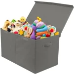 Custom Reusable Home Kids Toy Organization Nonwoven Collapsible Storage Box