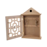 Custom wooden key box wall hanging wall decoration home key box hook creative wall decoration wooden decoration