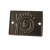 Import Customization Engraved Metal Labels 3d Metal Die Cut Antique Furniture Labels from China