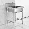 Customize 201 Stainless Steel Commercial Restaurant Cleaning Dish Wash Basin Kitchen Sink