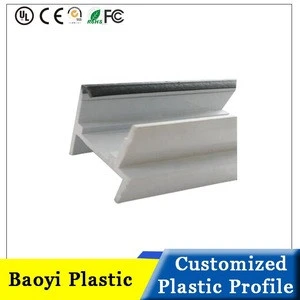 Customized Extruded Plastic, Decorative Plastic Profile, PVC ABS Extrusion Plastic Profile for Decoration
