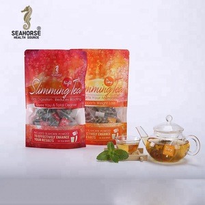 Customized flat tummy fat burner detox slimming tea