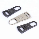 Customized Garment Accessory Metal Zipper Puller With Custom Logo