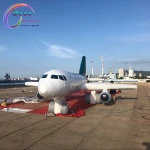 Customized Giant Advertising Transportation  Inflatable Airplane/Airbus/aircraft/aeroplane in advertising inflatable