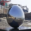 Customized high quality stainless steel hollow large metal ball egg shaped ball outdoor scene sculpture decorations 304/316