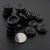 Import Customized Recycled Plastic Resin 4 Hole Button, Black Color 11.5 ,15mm Plastic Buttons For Clothes from China