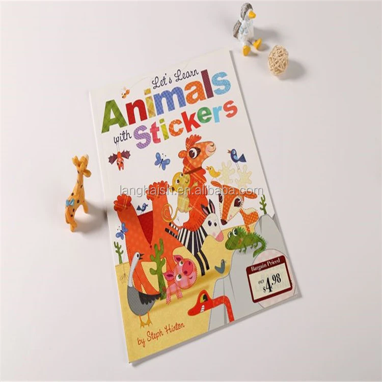 Cute design good price eco custom mini coloring kids printing book