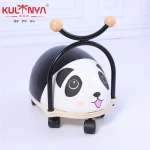 Cute panda baby walker ride on car