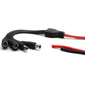 DC splitter power cable 2464 Electrical Cable Wire 10mm copper wire connector 18AWG cable
