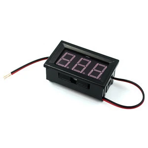 DC4.5V-30.0V 0.56 inch 0.56&#39;&#39; 2 Wire Green LED Digital Display Voltmeter Electric Voltage Meter for Auto Battery Car Motorcycle