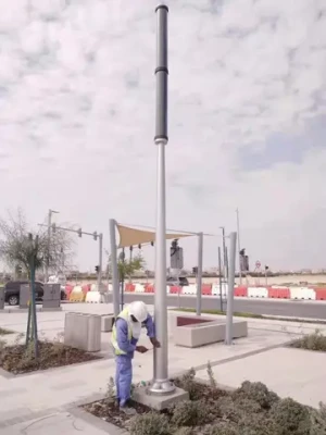 DDK  outdoor integrated solar light pole