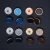 Import decorative accessories logo design round press shirt bag cloth Zinc alloy cover snapping buttons custom metal snap buttons black from China