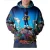 Import Deep Blue Color Customized Plain Cotton Fleece Hoodies/Lightweight Embroidered Sweatshirts For Young Boys from Pakistan