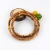 Deepeel MHD006 12/14cmWood Bamboo Handle Ring DIY Bag Handle Accessories Wooden Bag Frame round hand-pull Wooden Purse Frame