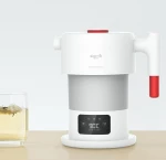 Deerma Silicone material  Digital touch screen portable electric kettle Folding electric kettle