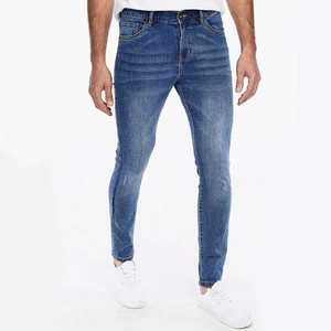Denim manufacturer 2019 new design model mens supper skinny jeans