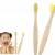 dental oral care organic bamboo toothbrush with recycled cardboard packaging