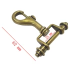 Design metal zinc alloy bag part accessories