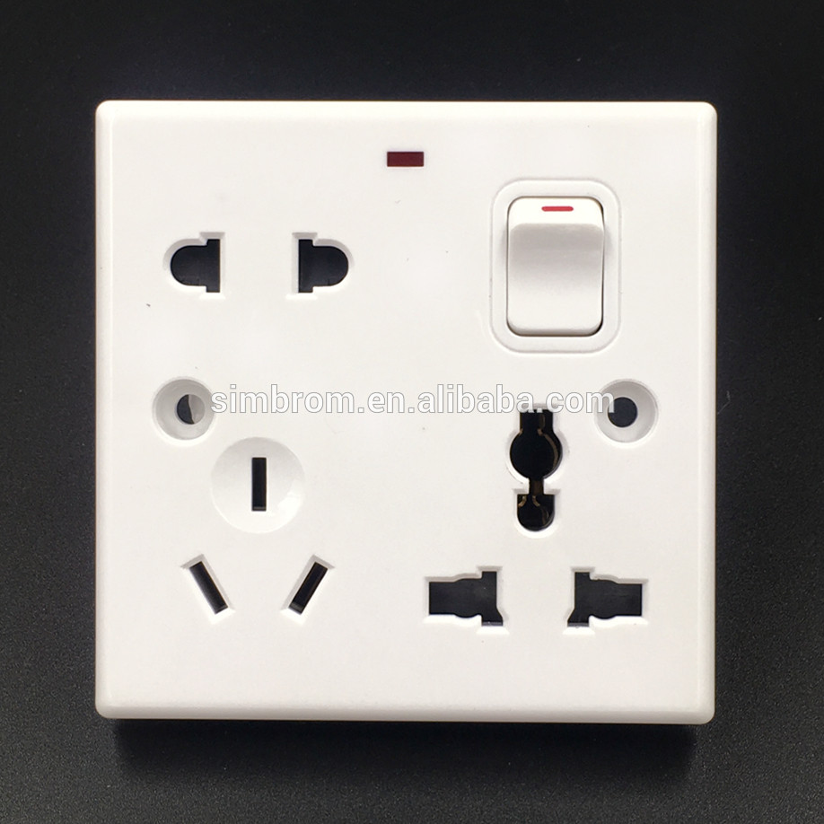 Buy Dhaka Chittagong Popular Good Sell 13a 1 Gang Switch 3 Pin Socket ...