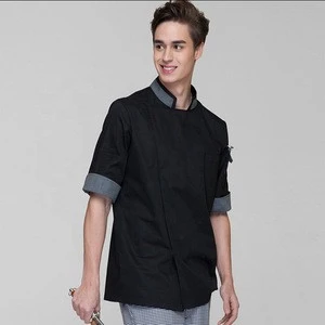 Dickies Super quality hot sell hotel chef restaurant uniforms black chef uniform