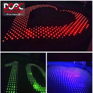 DNA Changeable Emitting Color And Rgbw Color Temperature Disco Projection Lights Type And Ip65 Ip Rating Led Dance Floor